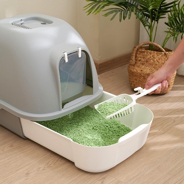 페오펫몰,레드퍼피 아이클 캣토일렛 스텐고양이화장실 위생용품 화장실