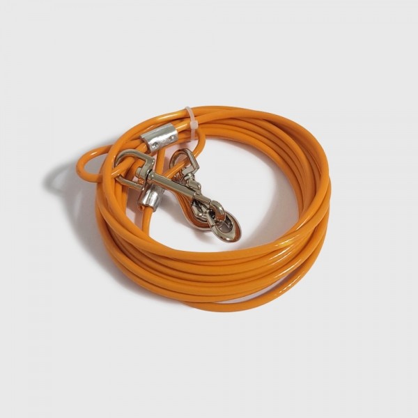 페오펫몰,튼튼한 대형견 와이어 리드줄 5M