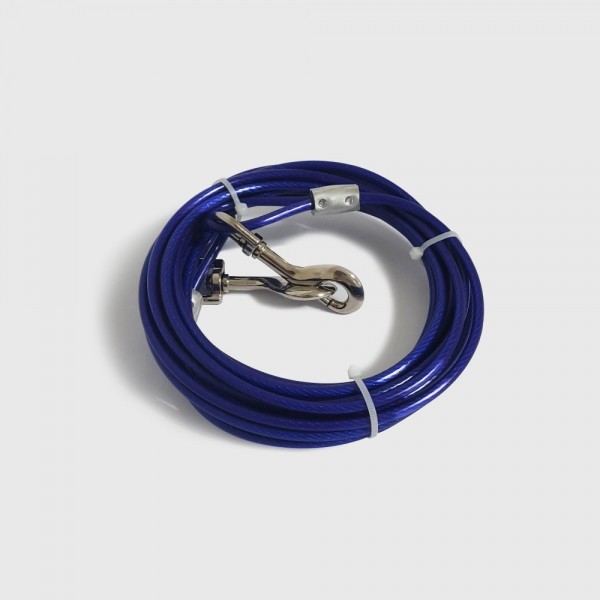 페오펫몰,튼튼한 대형견 와이어 리드줄 5M