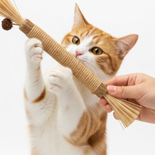 페오펫몰,더보양 마따따비 스트레스 치석제거 위장건강 고양이 수제 장난감 보양묘술 2개