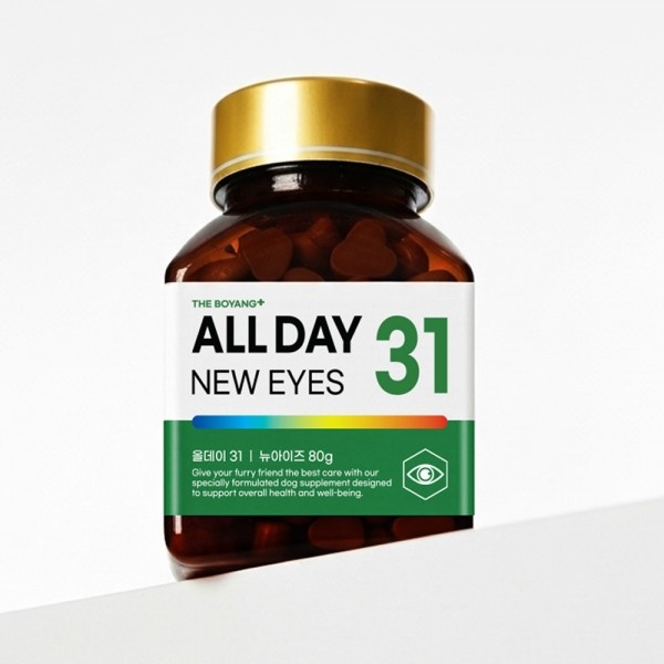페오펫몰,더보양 올데이31 뉴아이즈 강아지 눈 영양제 눈물자국 냄새 눈건강 착색 백내장 루테인