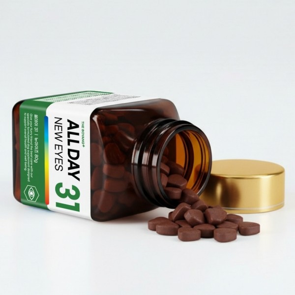 페오펫몰,[가을맞이특가]더보양 올데이31 뉴아이즈 강아지 눈 영양제 눈물자국 냄새 눈건강 착색 백내장 루테인 160정 x 3개