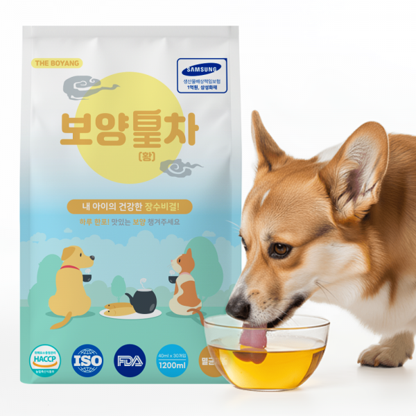 [댕캉스특가]더보양 강아지 고양이 마시는 황태 보약 영양음료 보양황차 40ml x 30개