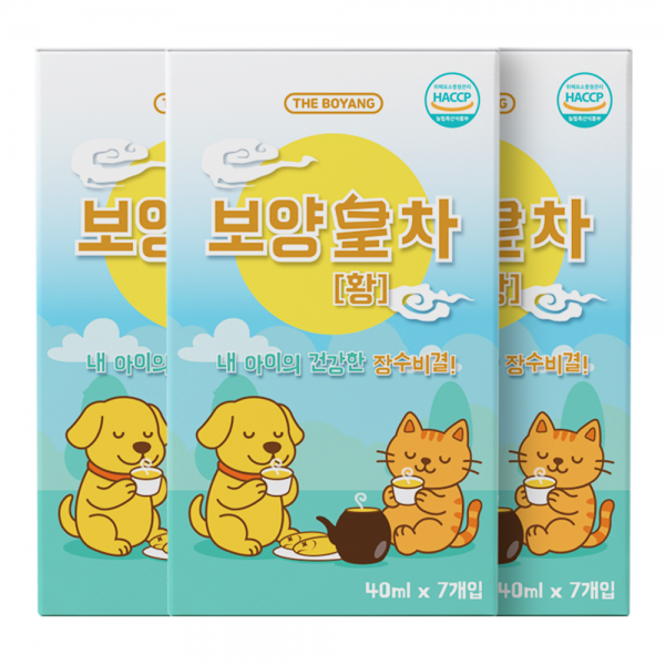 [댕캉스특가]더보양 강아지 고양이 보약 영양음료 보양황차 40ml x 21개