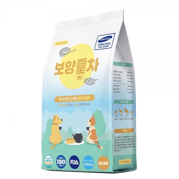 페오펫몰,[댕캉스특가]더보양 강아지 고양이 마시는 황태 보약 영양음료 보양황차 40ml x 30개