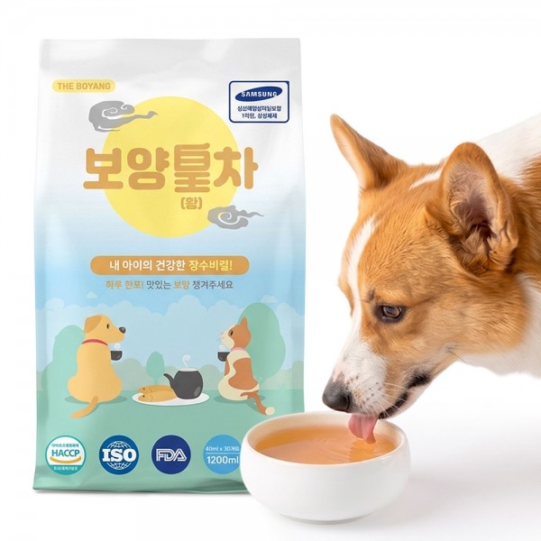페오펫몰,[댕캉스특가]더보양 강아지 고양이 마시는 황태 보약 영양음료 보양황차 40ml x 30개