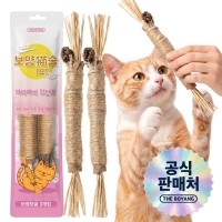 더보양 마따따비 스트레스 치석제거 위장건강 고양이 수제 장난감 보양묘술 2개