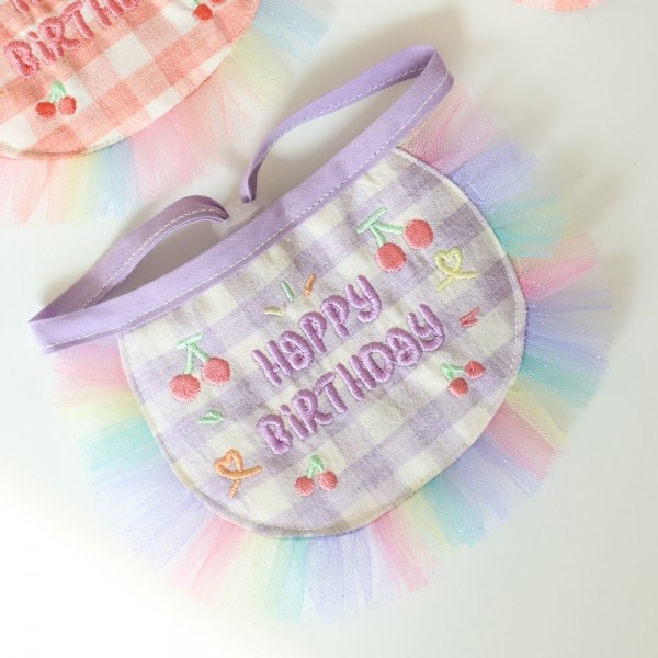 페오펫몰,몽앤치크 체리 벌스데이 빕(단독)