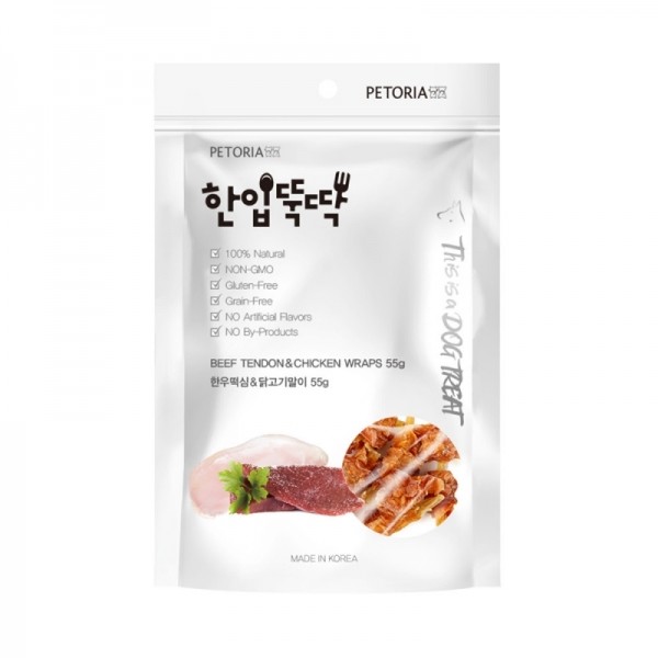 페오펫몰,[펫토리아] 한입뚝딱 국내산 강아지 수제간식 x3개 묶음
