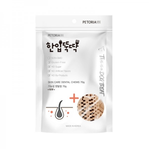 페오펫몰,[펫토리아] 한입뚝딱 기능성 덴탈껌 강아지간식 x3개 묶음