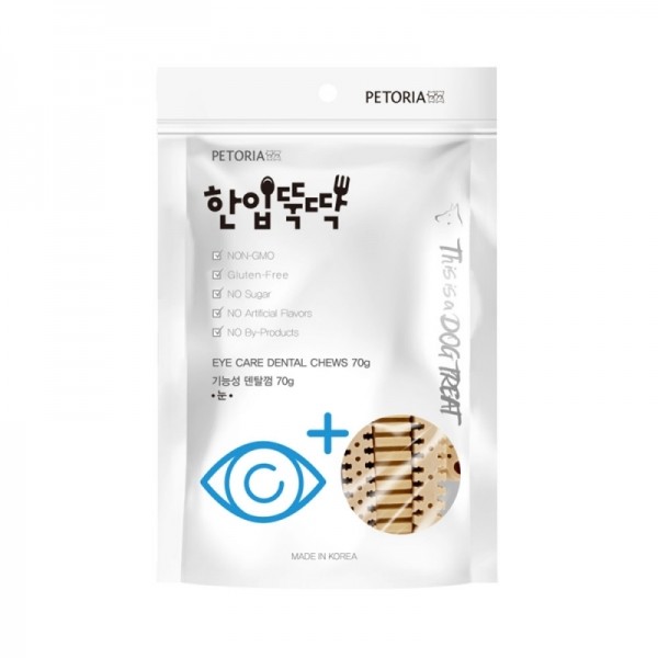 페오펫몰,[펫토리아] 한입뚝딱 기능성 덴탈껌 강아지간식 x3개 묶음