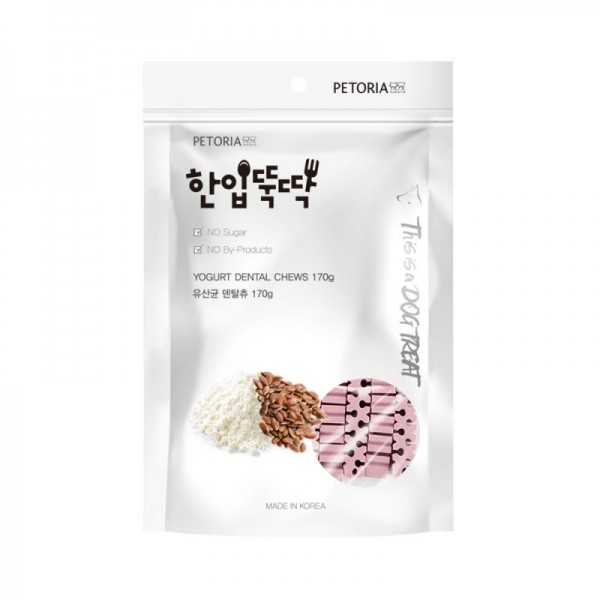 페오펫몰,[펫토리아] 한입뚝딱 기능성 덴탈껌 강아지간식 x3개 묶음