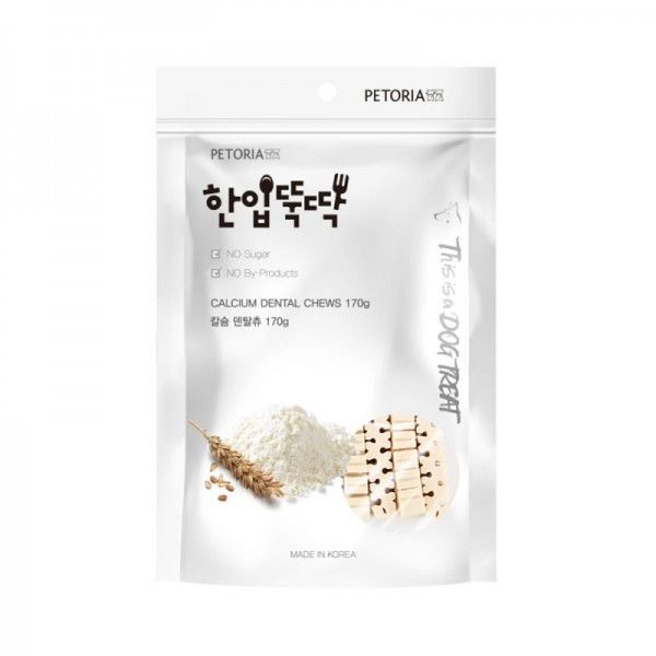 페오펫몰,[펫토리아] 한입뚝딱 기능성 덴탈껌 강아지간식 x3개 묶음