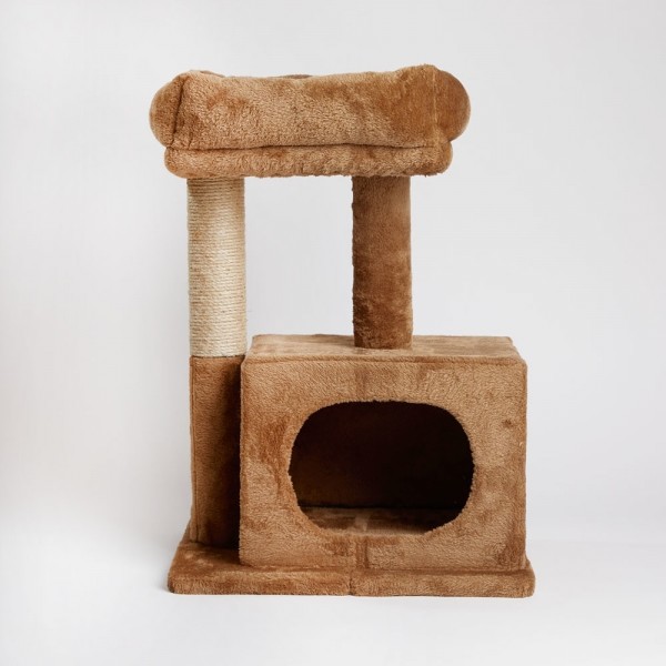 페오펫몰,한층뚝딱 베스트 멀티 콘도 고양이 캣타워 브라운