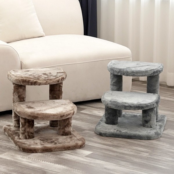 페오펫몰,펫토리아 한탭뚝딱 플러시 반달 강아지계단