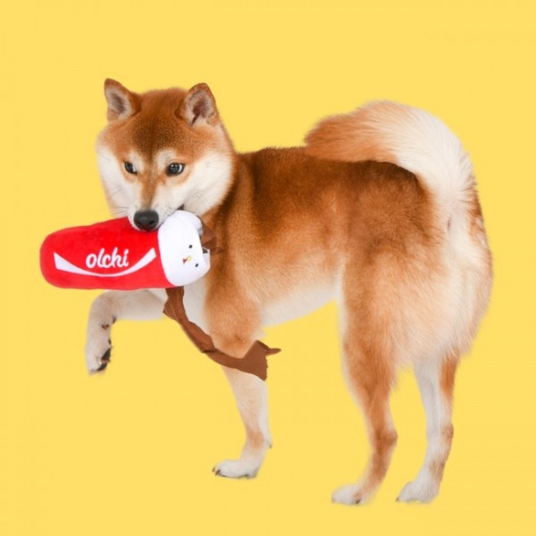 페오펫몰,올치 강아지 터그 장난감 파이브도그즈 햄버거 세트 (햄버거,감자튀김,콜라)