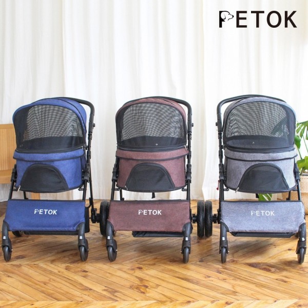 페오펫몰,펫톡 프리미엄 펫모차 심포니 30 유모차 (최대30kg 탑승)