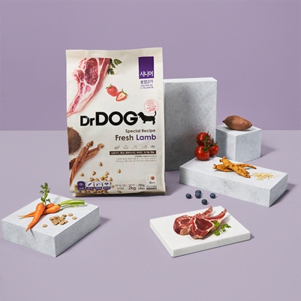 페오펫몰,#1000만선택#재구매인기 닥터독 건강 면역 시니어 강아지 대용량 사료 2kg/4kg/6kg