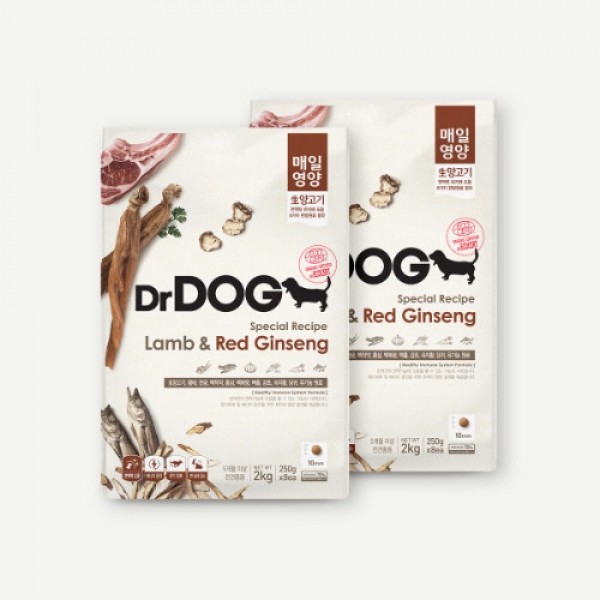 페오펫몰,#1000만선택#재구매인기 닥터독 면역력 강화 매일영양 강아지 대용량 사료 2kg/4kg/6kg