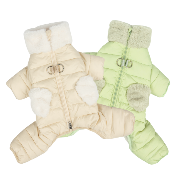 페오펫몰,#신상특가 퍼피아 하이넥 하네스 하트 포켓 패딩 2종