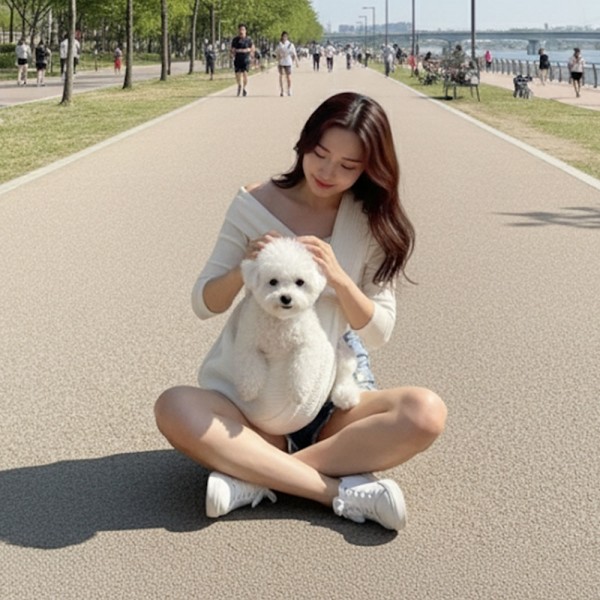 페오펫몰,[댕캉스특가] 예보들 강아지 슬링백 포대기 이동가방 이동장