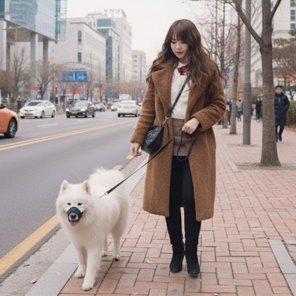 페오펫몰,예보들 강아지 투명입마개 짖음방지기 대형견입마개 소형견입마개