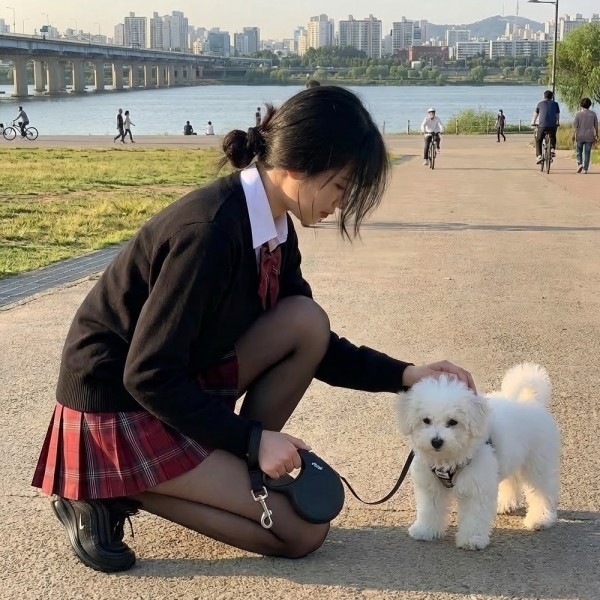 페오펫몰,예보들 강아지 핸즈프리 놓침방지 손목 스트랩