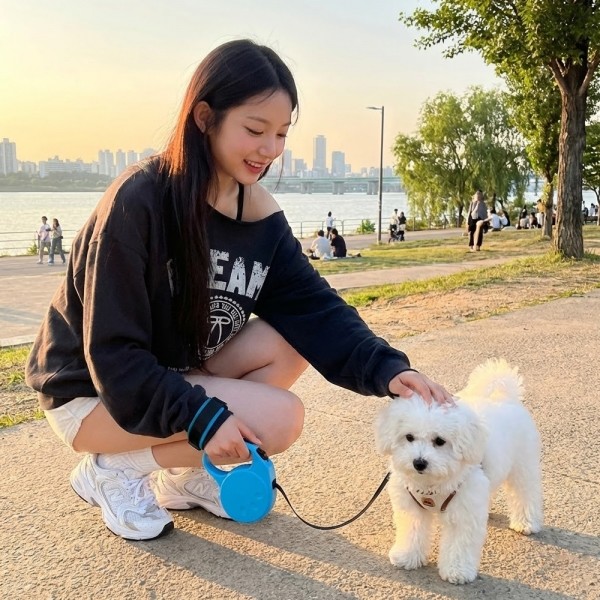 페오펫몰,예보들 강아지 핸즈프리 놓침방지 손목 스트랩