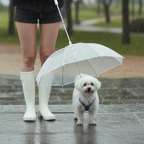 페오펫몰,예보들 강아지 우산 강아지산책 거꾸로우산 코스프레