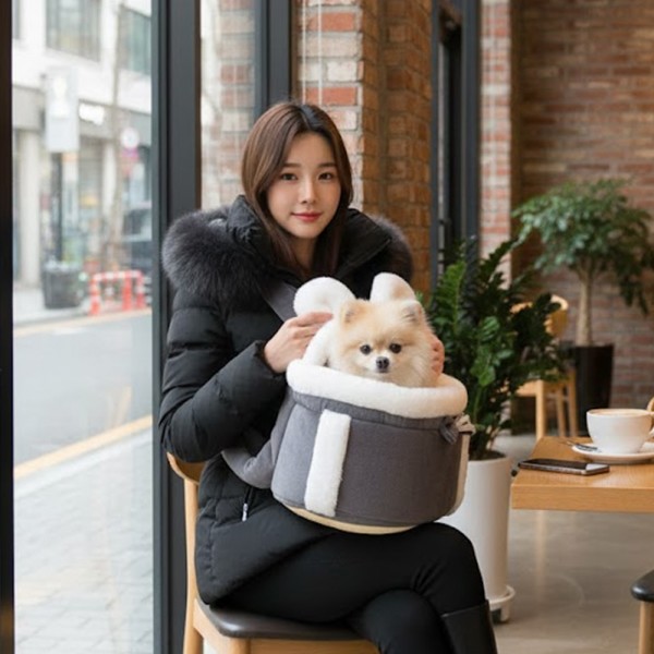 페오펫몰,[감사특가] 예보들 강아지 앞가방 슬링백 이동가방 산책용품 야외용품 아기띠  새끼 강아지