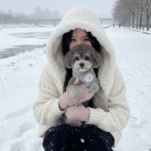 페오펫몰,[감사특가] 예보들 강아지 고양이 니트 목도리