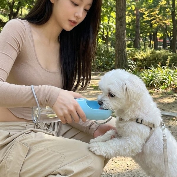 페오펫몰,강아지 물병산책 휴대용 물통 물병