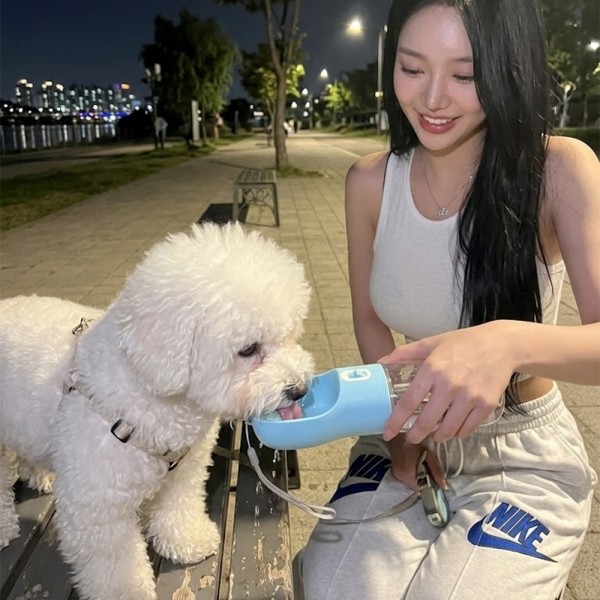 페오펫몰,강아지 물병산책 휴대용 물통 물병