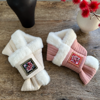 [주문폭주]국내제작 · 원단고퀄 명절아이템, 한복누빔목도리