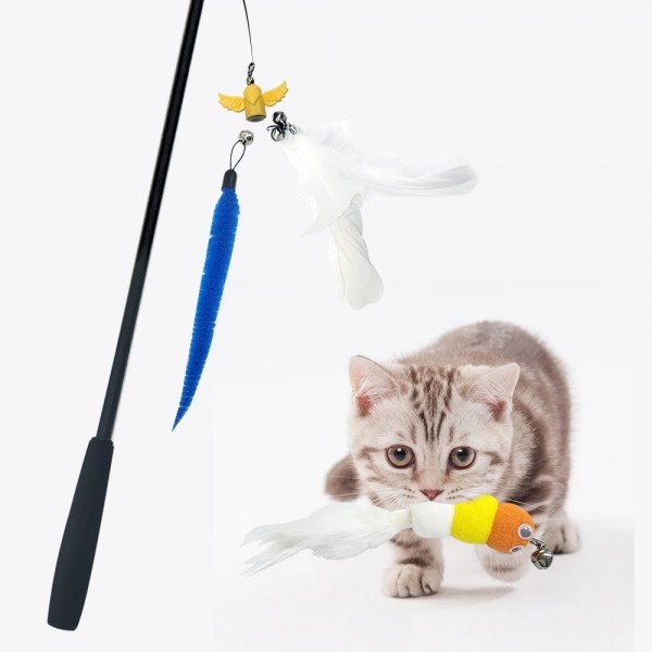 네이처펫 냥냥이 자석 낚시대 3종 세트