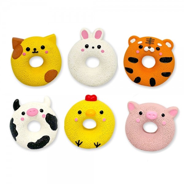 모모 라텍스 도넛펫 토이