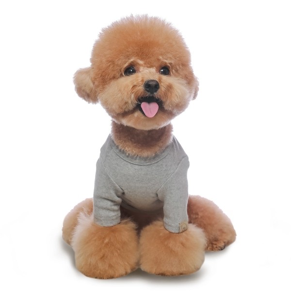 페오펫몰,그루밍독 반려동물 기본 이너 라운드티 XS~2XL, 4 colors