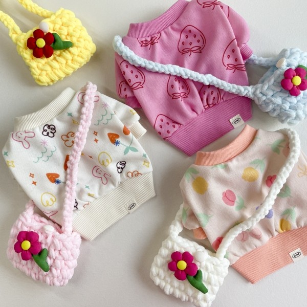 페오펫몰,그루밍독 반려동물 플라워 자이언트얀 숄더백 1 size, 4 colors