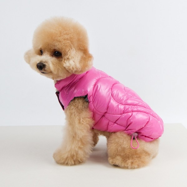 페오펫몰,그루밍독 반려동물 커플룩 하트 패딩 조끼 자켓 S-2XL, 3colors & 견주용 패딩조끼