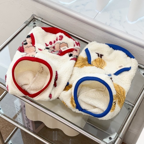페오펫몰,그루밍독 강아지 고양이 패션 캡둥이 플리스 후드 S-2XL, 2colors