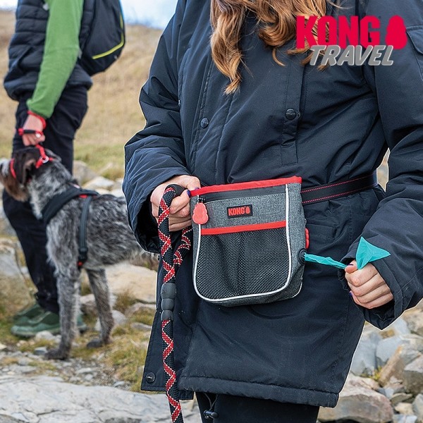 페오펫몰,콩 트레블 핸즈프리 트릿백 강아지 훈련용 산책용 간식 배변봉투 가방