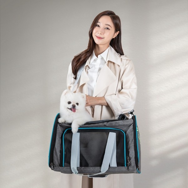 페오펫몰,레토 강아지 이동가방 고양이가방 이동장 메쉬 슬링백 LDD-M02
