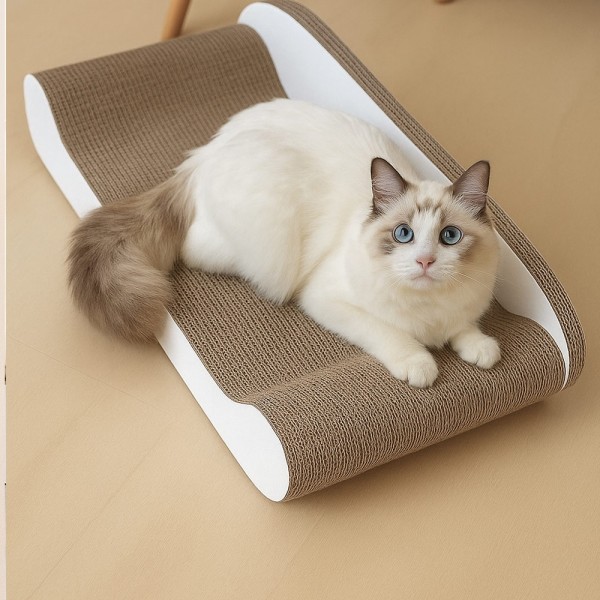 페오펫몰,레토 고양이 스크래쳐 소파 대형 70x34cm LCH-ST07