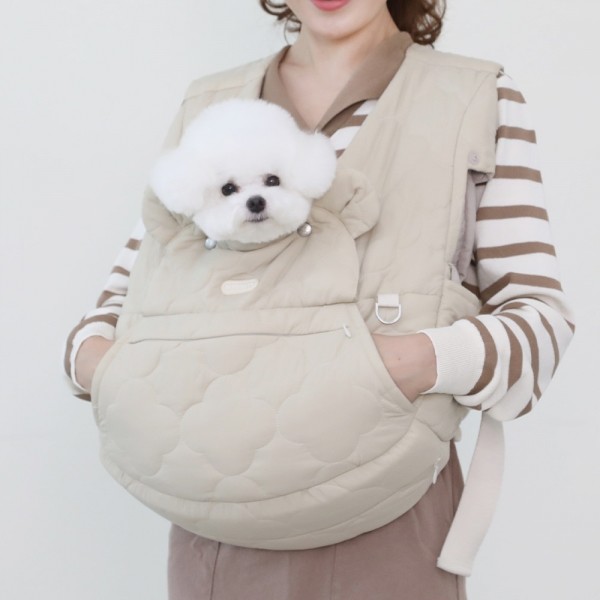 페오펫몰,[리토가토] 보들리 코지 강아지 슬링백 앞가방 시즌_3