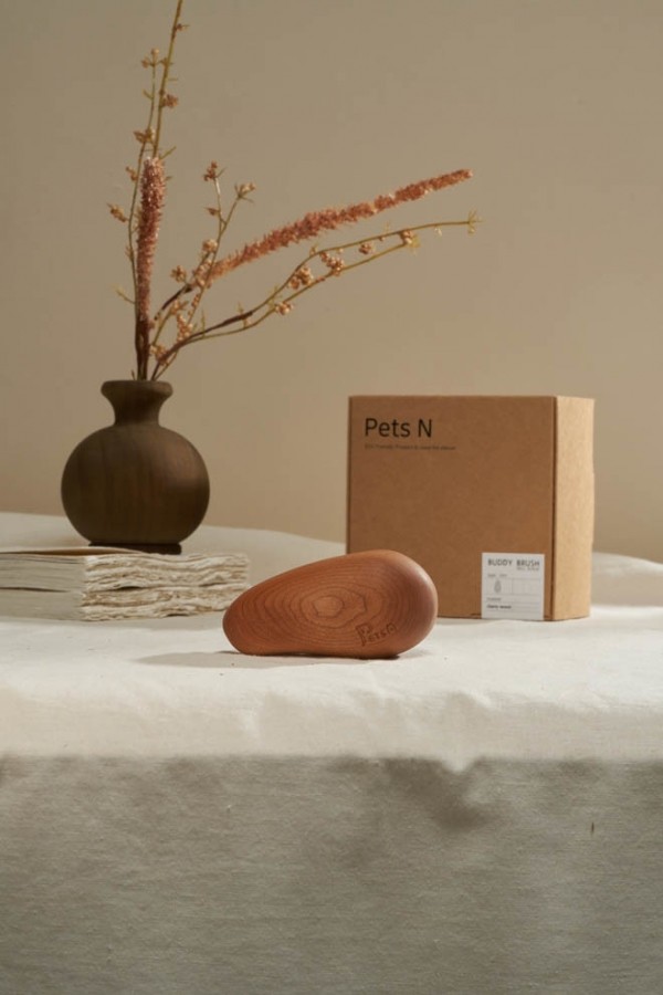 페오펫몰,펫츠엔 슬림 버디브러쉬 강아지빗 고양이빗 반려견 사랑빗