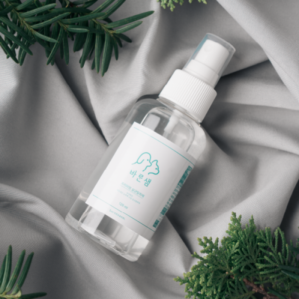 페오펫몰,바론샘 프리미엄 페브릭 강아지 고양이 살균 탈취제 120ml