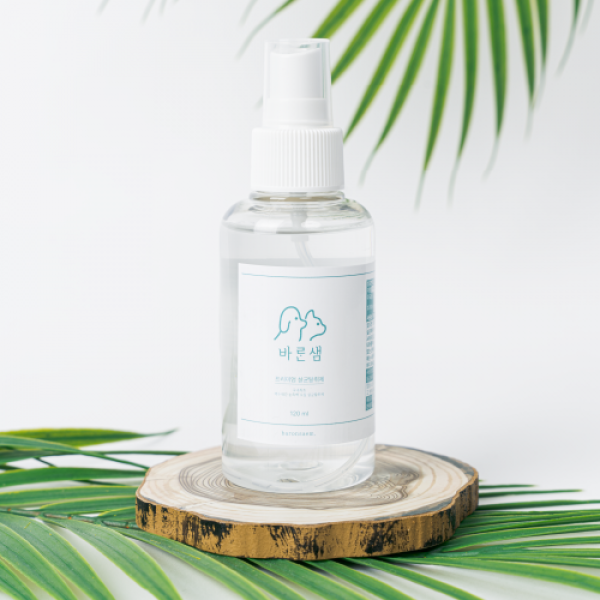 페오펫몰,바론샘 프리미엄 페브릭 강아지 고양이 살균 탈취제 120ml