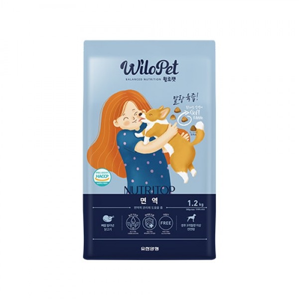 페오펫몰,유한양행 윌로펫 뉴트리탑 면역 (전연령) 1.2kg