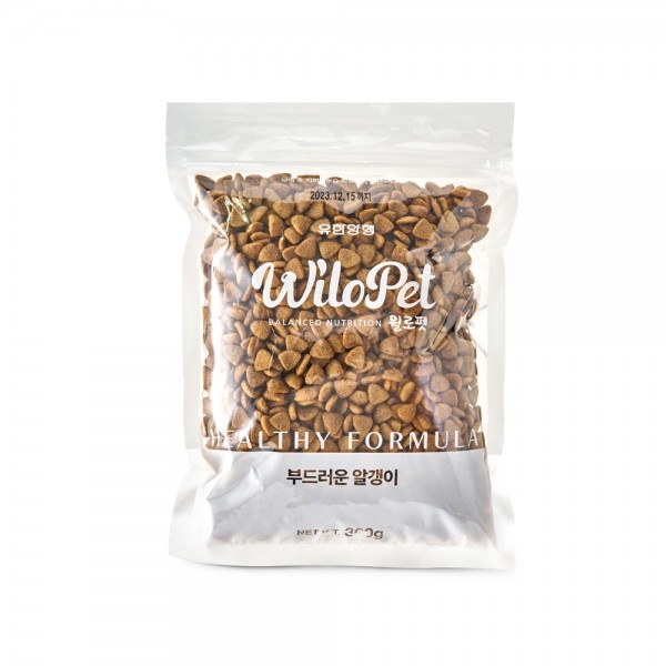 페오펫몰,윌로펫 헬시포뮬러 스킨앤코트 강아지 소프트사료 (1.2kg/3kg)