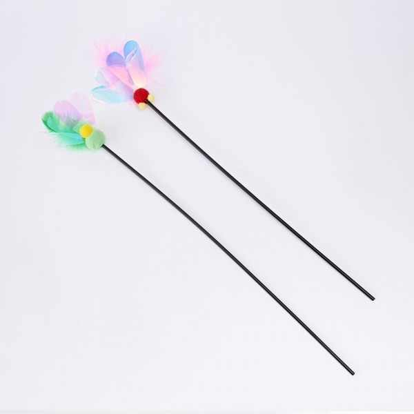 페오펫몰,사냥의정석 카샤카샤 고양이 낚시대 (앵무새/잉어)